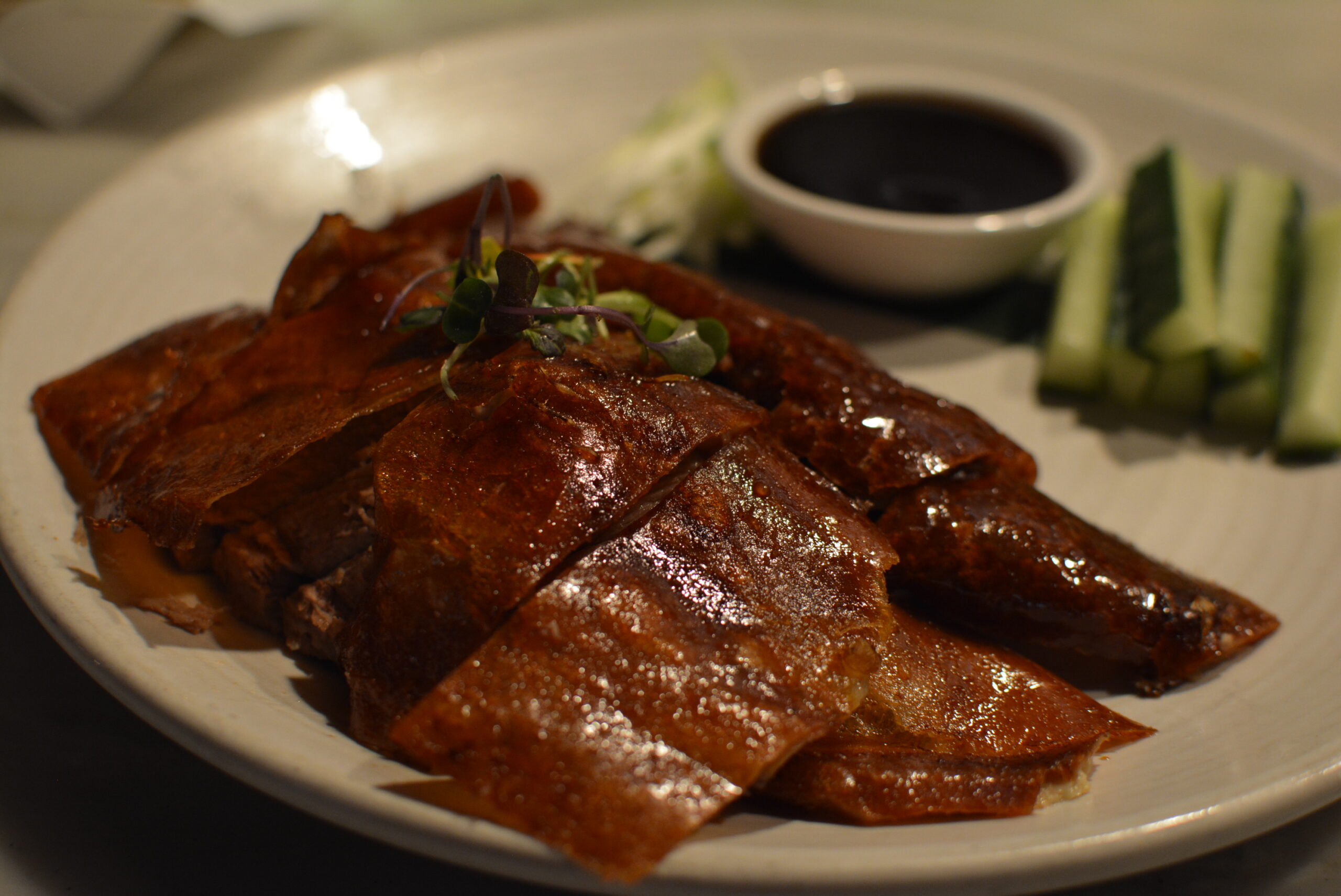 Beautifully plated restaurant dish